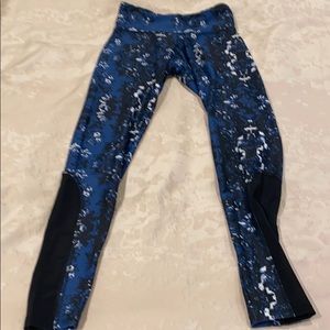FLYWHEEL Blue/white floral legging